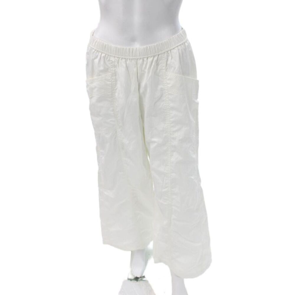 FP Movement Women Windbreaker Pants White Polyester Pull On Size XS